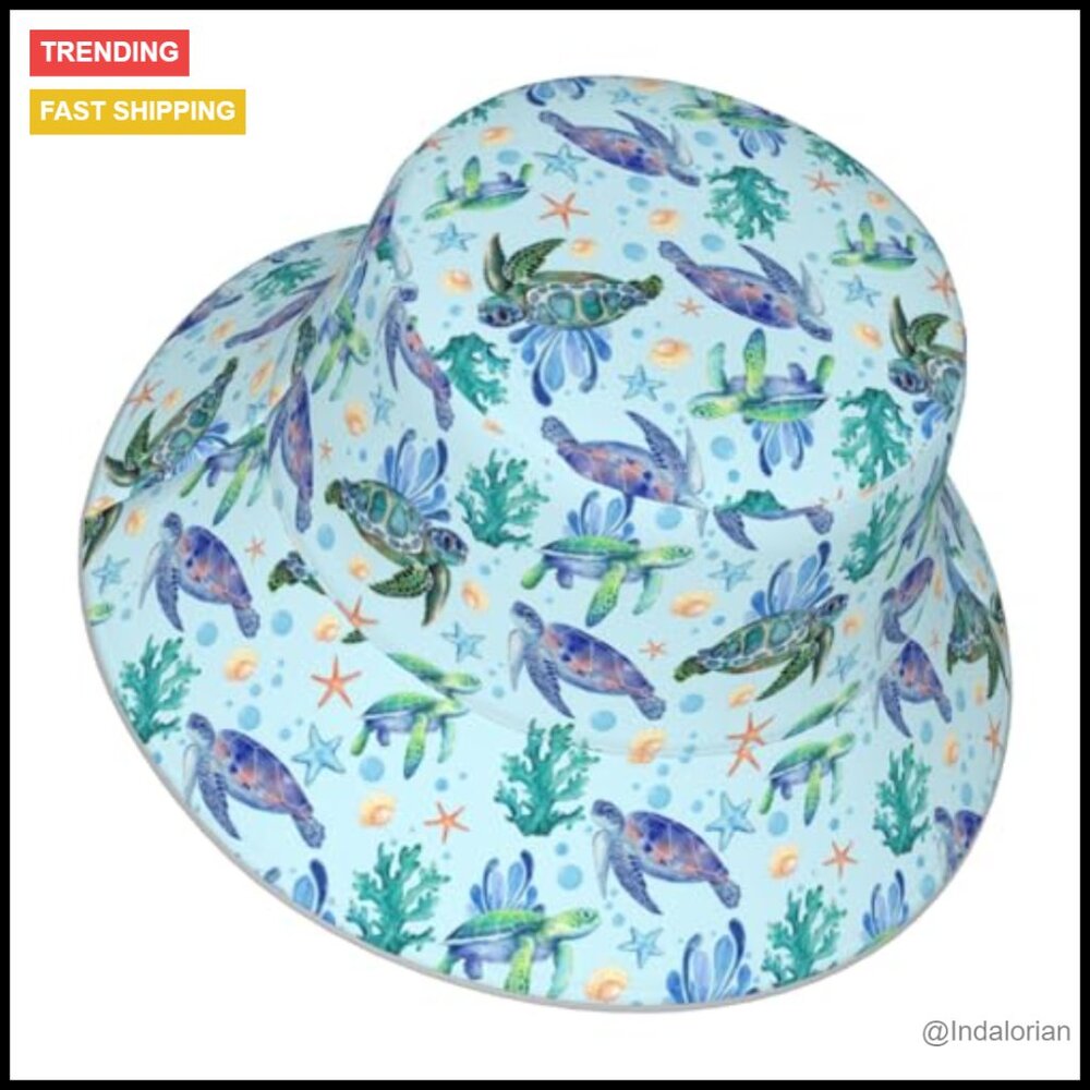 Packable Double-Sided Bucket Hat Foldable Sun Pro… - image 6